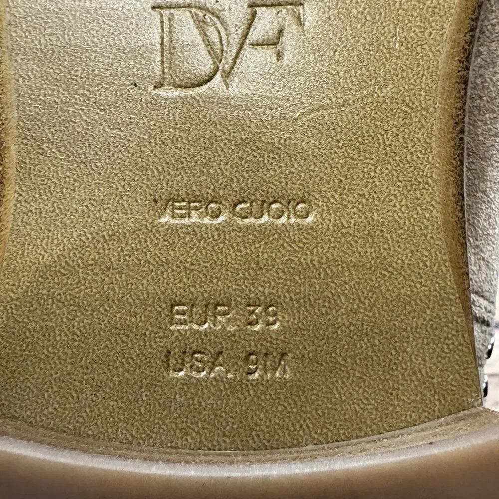 Diane von Furstenberg DVF Womens Jena Sand Taupe Studded Chelsea Boots 9M
